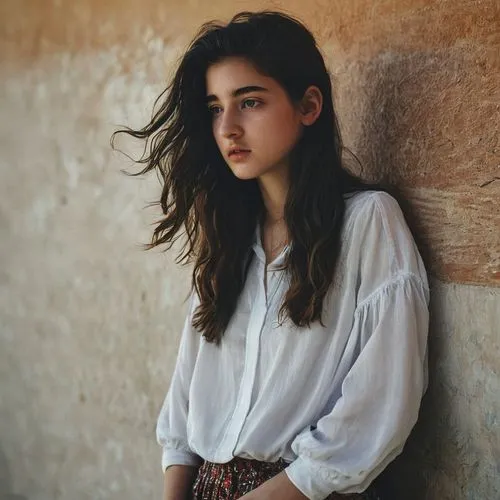 jordanian,girl portrait,paloma,young woman,portrait of a girl,indian girl,iranian,lena,girl in cloth,relaxed young girl,young model istanbul,persian,white shirt,vintage girl,indian,simone simon,andrea vitello,girl sitting,beautiful young woman,arab,Photography,Documentary Photography,Documentary Photography 08