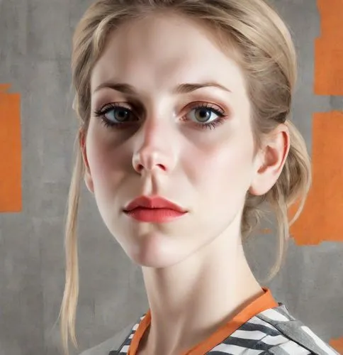 portrait of a girl,girl-in-pop-art,portrait background,girl portrait,face portrait,art model,woman portrait,portrait of a woman,portrait of christi,retouching,harlequin,woman face,artist portrait,young woman,woman's face,anna lehmann,photo painting,female model,bloned portrait,illustrator,Digital Art,Poster