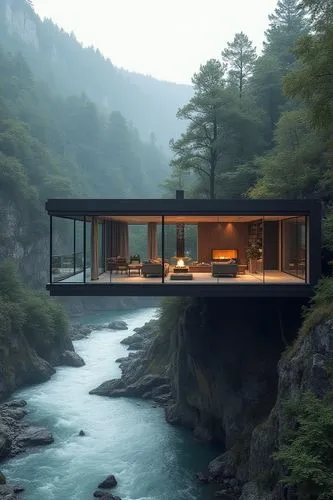 house in mountains,house in the mountains,forest house,house by the water,the cabin in the mountains,cubic house