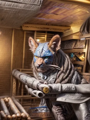 blue tiger,cat warrior,tiger cat,toyger,tigerle,rex cat,rocket raccoon,guardians of the galaxy,chestnut tiger,a tiger,egyptian mau,digital compositing,asian tiger,tabby cat,felidae,amurtiger,sphynx,wildcat,arabian mau,tigers