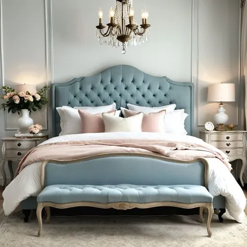 daybed,bedstead,blue pillow,headboard,bedchamber,daybeds,bedspreads,headboards,upholsterers,mazarine blue,bed linen,soft furniture,tufted,bedspread,bedding,chambre,upholstered,furnishing,bed,furnishes,Photography,General,Realistic