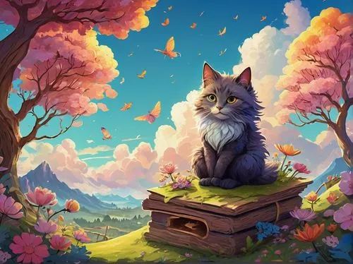 autumn background,springtime background,leafstar,jayfeather,spring background,blossom kitten,flower cat,thunderclan,landscape background,skyclan,nederpelt,japanese sakura background,korin,autumn theme,riverclan,ravenpaw,flower background,fantasy picture,windclan,felidae,Conceptual Art,Sci-Fi,Sci-Fi 05