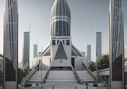 Grand theft auto style artwork
,futuristic architecture,stalin skyscraper,zhengzhou,futuristic art museum,russian pyramid,tianjin,temple fade,stalinist skyscraper,templedrom,nanjing,sky space concept,