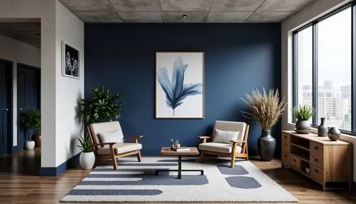 modern decor,contemporary decor,blue leaf frame,blue room,interior decor,apartment lounge,interior design,modern minimalist lounge,living room,blue painting,interior decoration,livingroom,modern living room,mid century modern,interior modern design,modern room,sitting room,decor,wall decor,home interior