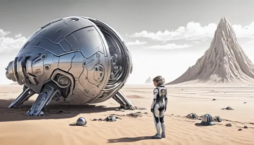 valerian,sci fiction illustration,futuristic landscape,alien ship,bathysphere,homeworlds,cardassia,alien planet,primordia,gas planet,arrakis,alien world,viewing dune,technosphere,sci fi,barsoom,extant