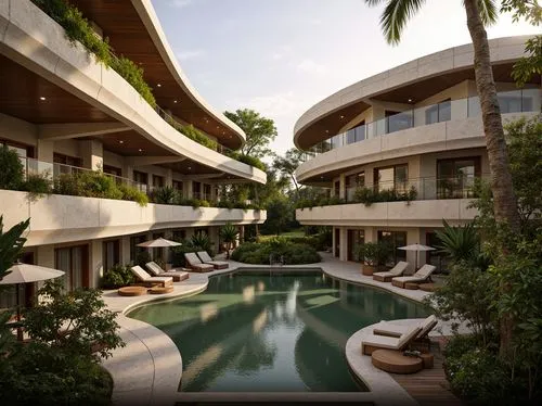 amanresorts,oberoi,paradisus,las olas suites,intercontinental,anantara,shangri,holiday complex,resort,interlace,luxury property,shangrila,tropical house,luxury hotel,mayakoba,futuristic architecture,sofitel,atriums,damac,courtyards