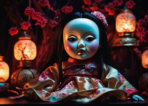 the japanese doll,japanese doll,wooden doll,day of the dead frame,female doll,doll's festival,killer doll,doll's facial features,doll figure,handmade doll,day of the dead,doll kitchen,collectible doll,doll head,porcelain dolls,doll looking in mirror,dia de los muertos,taiwanese opera,la catrina,halloween and horror,Illustration,Realistic Fantasy,Realistic Fantasy 37