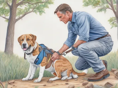 veterinarian,george w bush,hound dogs,american foxhound,treeing walker coonhound,teddy roosevelt terrier,mans best friend,ronald reagan,bluetick coonhound,hunting dogs,companion dog,english shepherd,boy and dog,australian cattle dog,parson russell terrier,shepherd romance,tenterfield terrier,farmer in the woods,hunting dog,dog illustration,Conceptual Art,Daily,Daily 17