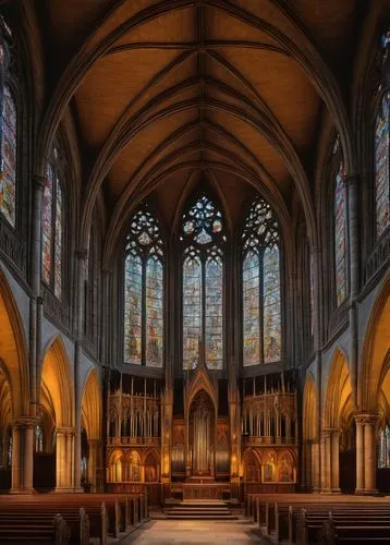 transept,presbytery,pcusa,episcopalianism,sanctuary,christ chapel,choir,pipe organ,cathedrals,ecclesiastical,cathedral,episcopalian,liturgical,ecclesiatical,interior view,gesu,the cathedral,main organ,gothic church,nave,Art,Classical Oil Painting,Classical Oil Painting 39