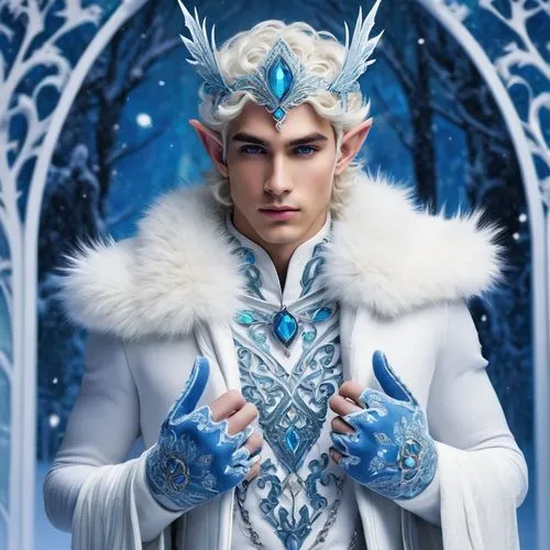 white rose snow queen,suit of the snow maiden,the snow queen,male elf,celeborn,vladislaus,eternal snow,blue snowflake,ice queen,frostily,thingol,frostbitten,icewind,white snowflake,schneidman,neiges,neige,elron,wallonien,icea,Photography,Artistic Photography,Artistic Photography 12