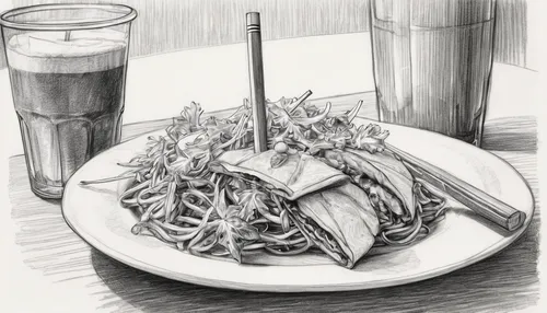 daikon,japanese noodles,yakisoba,udon,soba,anchovy (food),food line art,singapore-style noodles,soba noodles,still life with onions,chinese noodles,cellophane noodles,ramen,feast noodles,vermicelli,grilled food sketches,noodle bowl,thai noodle,linguine,udon noodles,Illustration,Black and White,Black and White 30