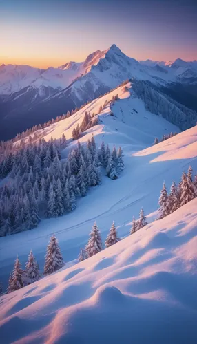 Compose a peaceful poem about the beauty of a snow-capped landscape at sunrise.,ortler winter,snow landscape,carpathians,snowy landscape,snowy mountains,landscape mountains alps,winter landscape,beech