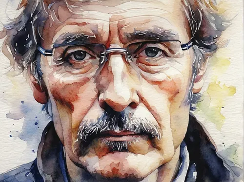 artist portrait,italian painter,face portrait,watercolor,groucho marx,watercolour,watercolor painting,self-portrait,elderly man,sculptor ed elliott,man portraits,curb,george,portrait,alan prost,pierre,kerry,oil on canvas,portait,maroni,Photography,Black and white photography,Black and White Photography 03