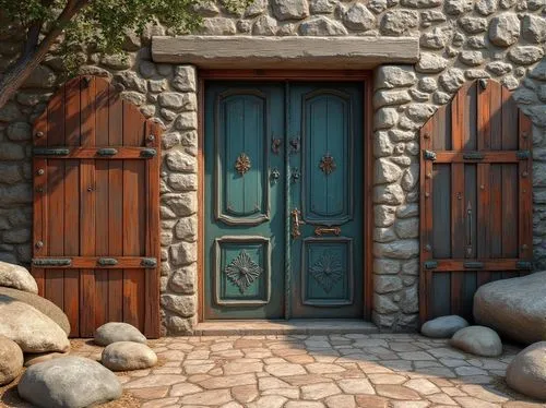 greek island door,wooden door,iron door,garden door,wood gate,doors,doorway,doorways,the door,front door,old door,stone gate,metallic door,portal,door,church door,fairy door,steel door,village gateway,house entrance,Photography,General,Realistic