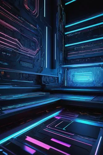 spaceship interior,tron,cinema 4d,ufo interior,levator,silico,3d background,jukebox,synth,cyberscene,polybius,abstract retro,wavevector,cyberia,3d render,hyperspace,synthetic,labyrinthian,neon arrows,cyberrays,Conceptual Art,Oil color,Oil Color 05