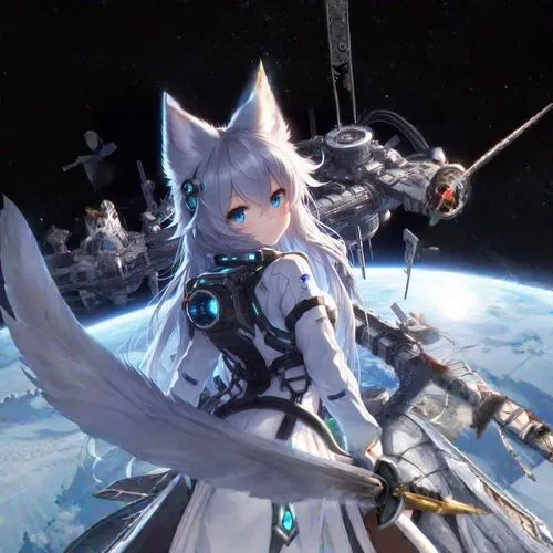 constellation wolf,sidonia,fennec,constellation centaur,light cruiser,constellation unicorn,eris,artemis,lunar,eve,carrier,nyan,admiral,scifi,fantasia,kitsune,zero,drg,clear sky,catlike