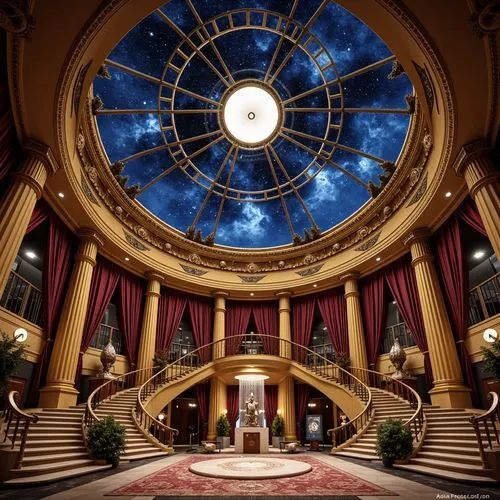 cochere,musical dome,emporium,opulence,opulently,ballroom,opulent,grandeur,planetarium,gringotts,dome,ornate room,palatial,archly,naboo,photosphere,ballrooms,rotunda,wanamaker,chhatris