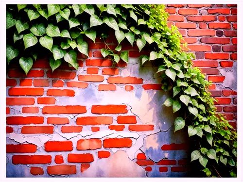 red brick wall,red bricks,red brick,brickwork,wall of bricks,brick background,brick wall,brick wall background,yellow brick wall,old wall,brickwall,half-timbered wall,espalier,hedwall,background ivy,walled,ivy frame,wall texture,rustication,pared,Illustration,Paper based,Paper Based 25