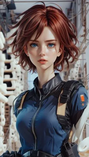 romanoff,liora,shepard,brigette,motoko,liara,Unique,3D,3D Character