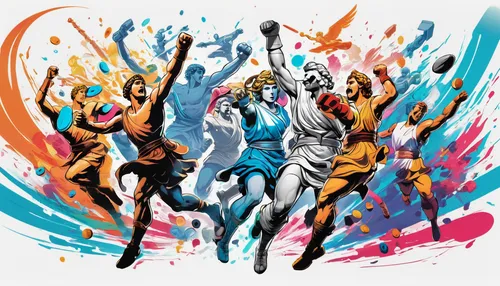 vocaloid,sports dance,the festival of colors,hip-hop dance,women's handball,fashion vector,rainbow jazz silhouettes,party banner,dance pad,colors background,artist color,love dance,adobe illustrator,concert dance,rock band,life stage icon,onepiece,dance,color background,cd cover,Art,Classical Oil Painting,Classical Oil Painting 02