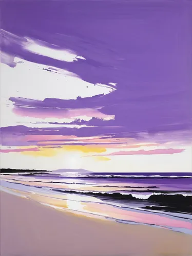 beach landscape,purple landscape,seascape,sea landscape,seascapes,sailing blue purple,coastal landscape,purpleabstract,the purple-and-white,beach scenery,sea-lavender,violet colour,sunset beach,painterly,light purple,purple frame,purple pageantry winds,coast sunset,sunrise beach,sand coast,Art,Artistic Painting,Artistic Painting 24