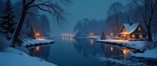 winter night,christmas landscape,winter landscape,snowy landscape,snow landscape,winter background