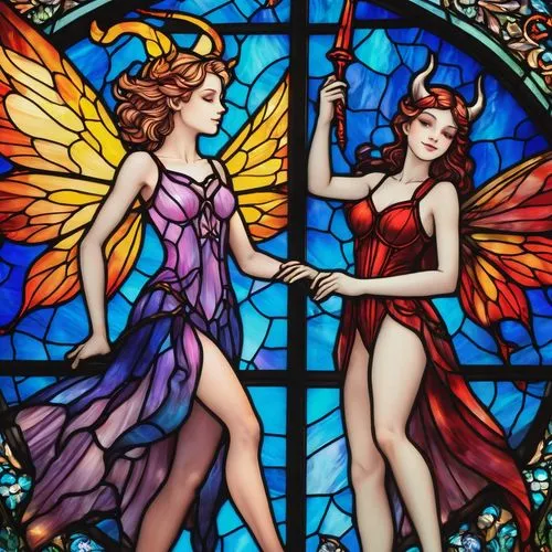 angel and devil,archangels,cupids,stained glass windows,maenads,stained glass,angels,stained glass window,stained glass pattern,cupid,mucha,annunciation,rhinemaidens,vintage fairies,fairies aloft,burlesques,the angel with the cross,harpies,hesperides,the annunciation,Unique,Paper Cuts,Paper Cuts 08