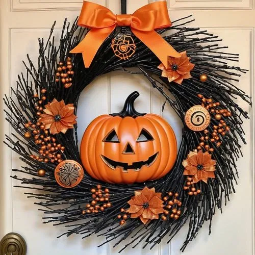 door wreath,halloween frame,autumn wreath,holly wreath,art deco wreaths,christmas wreath,Conceptual Art,Fantasy,Fantasy 23