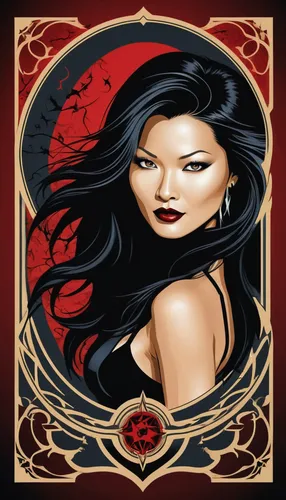 oriental longhair,black rose hip,mulan,oriental princess,horoscope libra,life stage icon,oriental girl,download icon,rosa ' amber cover,red lantern,geisha girl,china rose,asian woman,chinese horoscope,the zodiac sign pisces,jasmine,cd cover,asian vision,game illustration,horoscope pisces,Unique,Design,Logo Design