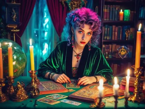 trelawney,fortuneteller,baudelaires,tarot cards,magic grimoire,spellbook,theorin,the magician,fortune telling,daedelus,spellcasting,magician,fortune teller,spellcasters,psychic vampire,sorcerers,candlemaker,jarlaxle,divination,tarot,Conceptual Art,Sci-Fi,Sci-Fi 28