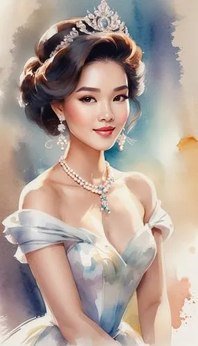 princess sofia,cendrillon,noblewoman,cinderella,fairy tale character,xiaoqing,Illustration,Paper based,Paper Based 25