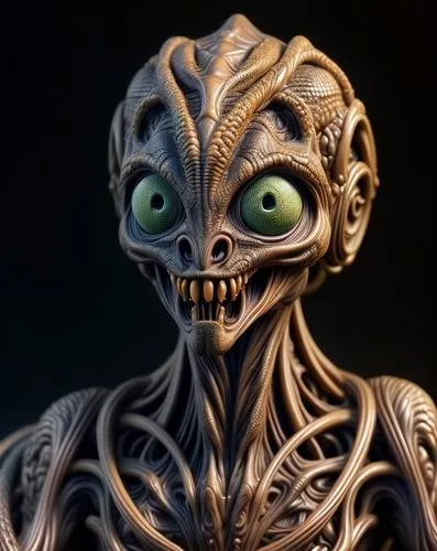 alien warrior,nekron,chitauri,alien,avp,vorlon,vastra,harryhausen,skriker,reticuli,innsmouth,gurgan,guyver,bajak,gollum,sleestak,metal figure,zygon,et,namurian