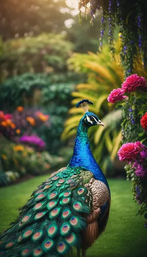 peacock,fairy peacock,male peacock,blue peacock,peacocks carnation,tropical bird,ornamental bird,garden bird,an ornamental bird,colorful birds,exotic bird,tropical birds,nature bird,tropical floral background,peafowl,beautiful bird,pheasant,ornamental duck,garden birds,bird flower,Photography,General,Cinematic