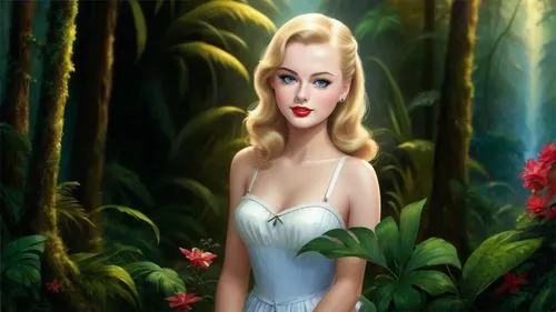 mamie van doren,background ivy,lilly of the valley,marylyn monroe - female,maureen o'hara - female,tropico,red magnolia,marilyn monroe,magnolia,girl in flowers,lilies of the valley,flora,amazonica,forest background,dorthy,lily of the valley,the blonde in the river,girl in the garden,art deco background,habanera