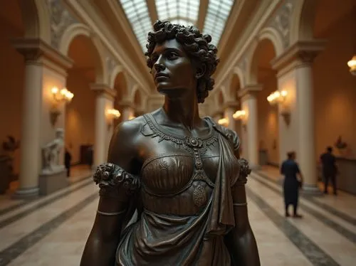 agrippina,woman sculpture,caryatid,lucretia,melpomene,kunsthistorisches museum,lady justice,athena,statue of freedom,messalina,clytemnestra,statuesque,hippolyta,louvre,canova,glyptotek,pinacoteca,maenad,artemisia,queen anne,Photography,General,Realistic