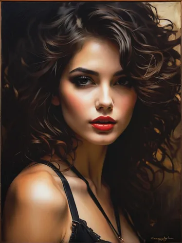 Harness the power of positive thinking and beauty and lust,romantic portrait,art painting,photo painting,oil painting on canvas,oil painting,italian painter,fantasy art,airbrushed,young woman,female b