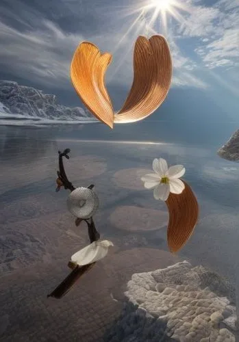 kelp gulls in love,lotus hearts,calla lily,winged heart,photo manipulation,calla lilies,watery heart,seashells,conceptual photography,surrealism,flying heart,nature love,photomanipulation,romantica,heart swirls,wooden heart,sea shell,seashell,heart flourish,butterfly isolated,Realistic,Foods,None