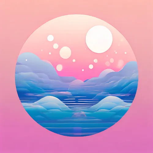 sea-lavender,ocean,sea,dribbble,sea landscape,lagoon,waterscape,small planet,lunar landscape,liquid bubble,planet,panoramical,water scape,alien planet,futuristic landscape,vapor,gradient effect,planet