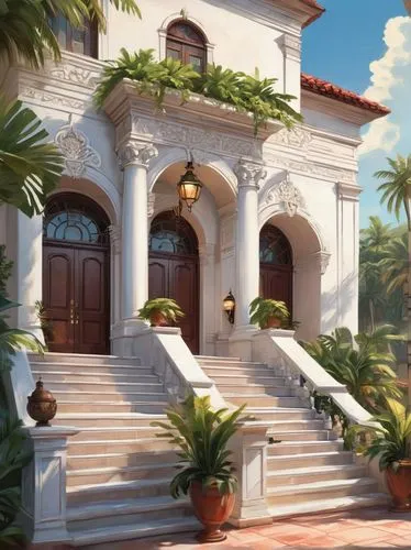 sapienza,mansion,hacienda,mansions,tropical house,holiday villa,florida home,neoclassic,luxury home,private house,angra,dreamhouse,neoclassical,luxury property,villa,country estate,dorne,venetian,house with caryatids,porch,Unique,Design,Character Design