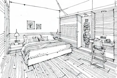 bedroom,canopy bed,sleeping room,guest room,bedroom window,japanese-style room,attic,modern room,cabin,room,children's bedroom,inverted cottage,coloring page,boy's room picture,room newborn,guestroom,small cabin,danish room,bed,one-room,Design Sketch,Design Sketch,Hand-drawn Line Art