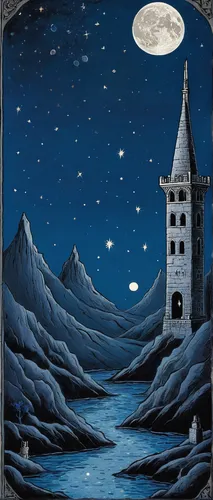 hamelin,night scene,moonlit night,lunar landscape,herfstanemoon,motif,peter-pavel's fortress,christmas landscape,khokhloma painting,blue moon,digiscrap,snow house,starry sky,the night sky,night watch,knight's castle,castle of the corvin,moon and star background,morbier,moon phase,Art,Artistic Painting,Artistic Painting 09