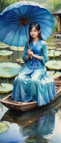 chinese art,vietnamese woman,water lotus,oriental painting,oil painting on canvas,asian umbrella,floating market,lotus pond,lotus on pond,oil painting,art painting,photo painting,glass painting,hoan kiem lake,waterlily,lotus art drawing,vietnam,viet nam,flower painting,water lily plate,Conceptual Art,Fantasy,Fantasy 03