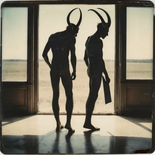 satyrs,oryxes,fauns,actaeon,cernunnos,couple silhouette,Photography,Documentary Photography,Documentary Photography 03