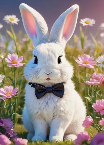 bunny on flower,cartoon bunny,cartoon rabbit,easter background,easter theme,bunni,bunny,white bunny,peter rabbit,rabbids,white rabbit,flower background,bunnicula,colbun,spring background,lepus,easter bunny,little bunny,springtime background,bunnie,Unique,Design,Blueprint