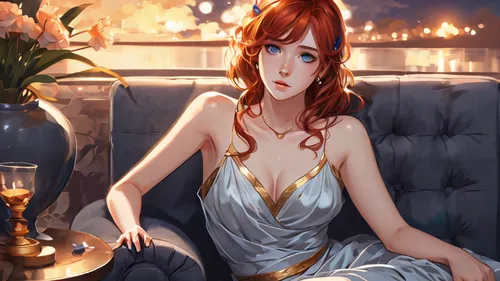 triss,orihime,sigyn,nami,etain,leona,fire background,fujiko,melisandre,ceremonials,fire angel,lorelai,maedhros,circe,dressup,nightdress,noblewoman,maxon,lohse,wedding dress,Illustration,Japanese style,Japanese Style 06