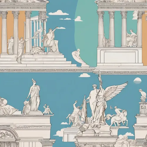 apollo and the muses,neoclassical,brand front of the brandenburg gate,art deco background,classical antiquity,neoclassic,murals,vittoriano,frame border illustration,vatican city flag,digital background,frescoes,art deco border,trevi,background vector,doric columns,art background,vintage wallpaper,french digital background,backgrounds,Conceptual Art,Fantasy,Fantasy 23