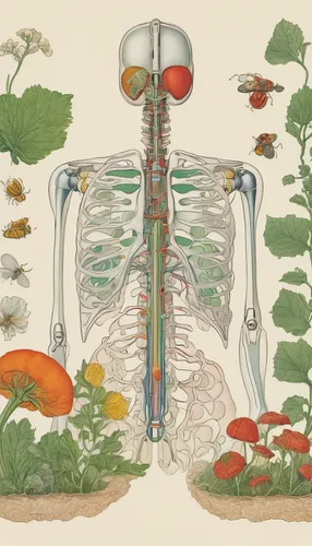 digestive system,medicinal mushroom,human digestive system,human body anatomy,herbal cradle,medicinal plants,the human body,anatomical,fungal science,biological,herbal medicine,human internal organ,human anatomy,medical illustration,naturopathy,medicinal herbs,plant veins,cancer illustration,vegetable bile,vintage botanical,Illustration,Realistic Fantasy,Realistic Fantasy 31