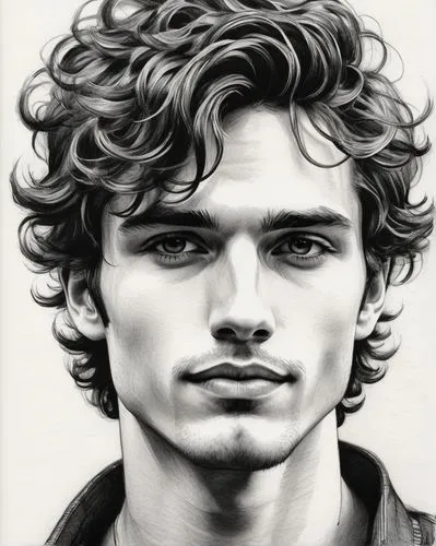 charcoal pencil,charcoal drawing,pencil drawing,charcoal,pencil drawings,graphite,curls,lokportrait,holder,curly brunette,oil on canvas,artist portrait,work of art,portrait,curly hair,man portraits,curly,pencil and paper,pencil art,italian painter,Illustration,Black and White,Black and White 30