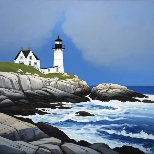 light house,lighthouse,nubble,electric lighthouse,crisp point lighthouse,point lighthouse torch,petit minou lighthouse,light station,red lighthouse,portland head light,david bates,battery point lighthouse,maine,coastal landscape,carol colman,new england,kennebunkport,split rock,rocky coast,sea landscape,Conceptual Art,Daily,Daily 08