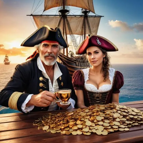 doubloons,merchantmen,pirate treasure,pirates,pirating,buccaneers,Photography,General,Realistic